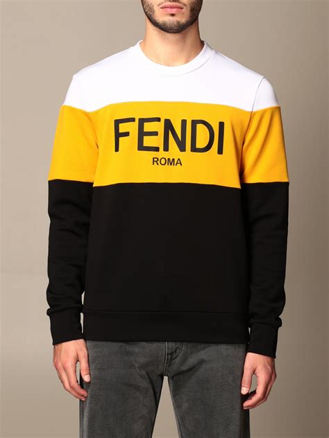 felpa fendi vecchia uomo|Felpe Fendi da uomo .